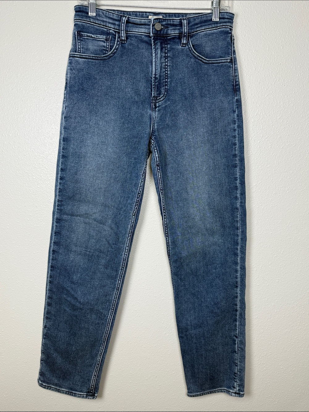 Faherty Stretch Terry Jeans Women 28 Riverton Straight Leg WBF2330 Comfort